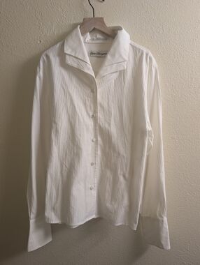 100% Cotton Double Collar Blouse
